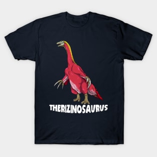 Therizinosaurus Dinosaur Design T-Shirt